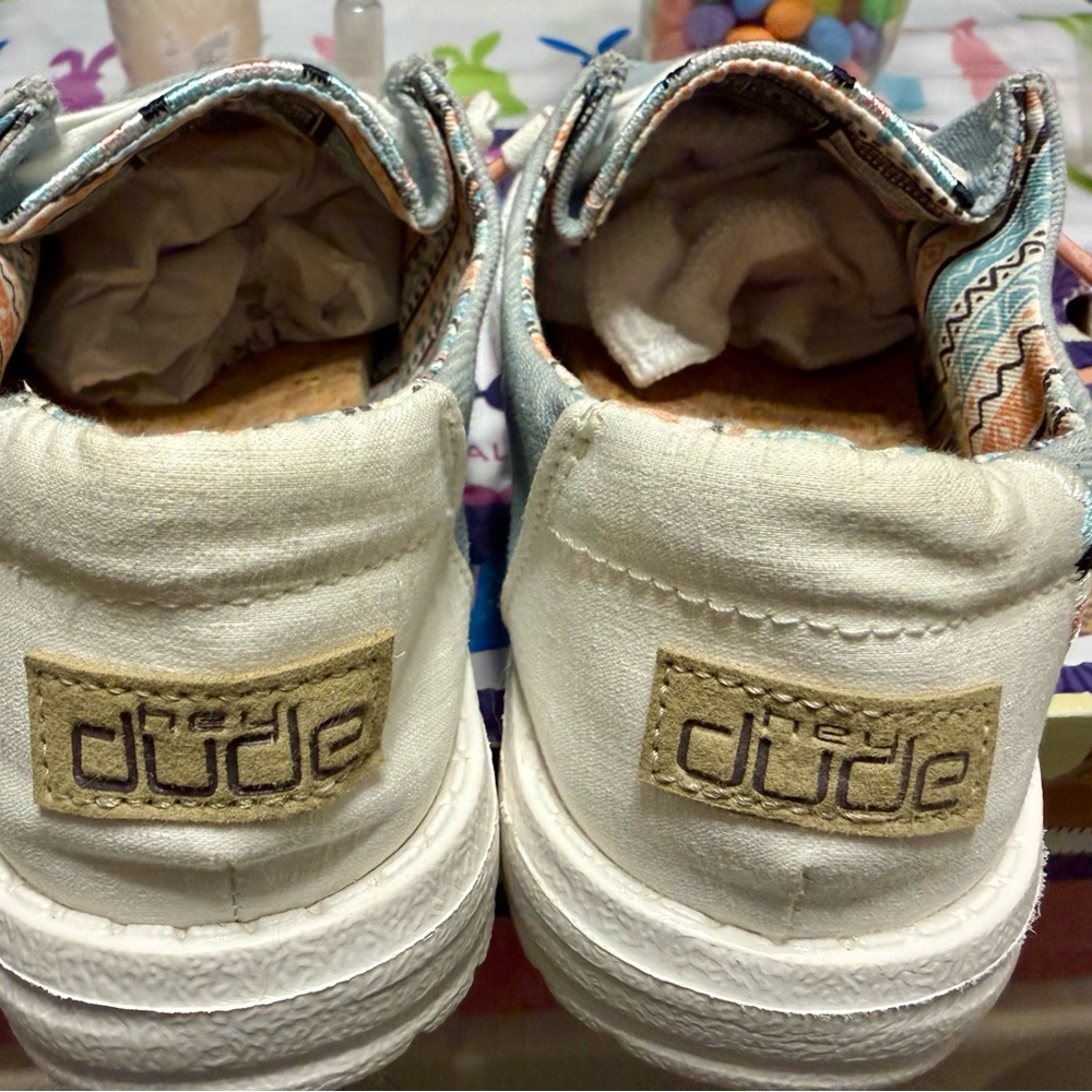 Hey Dude Wendy Slip-On Shoes in Boho Denim - Picture 3 of 6